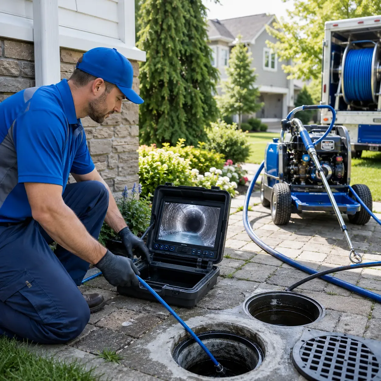 Outdoor drain cleaning professionals serving Holyrood, KS
