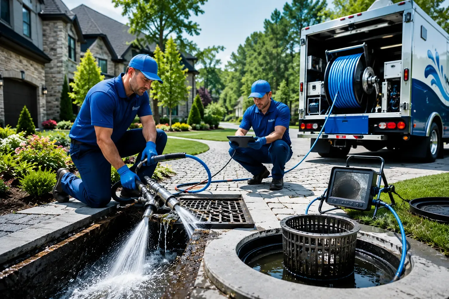 Local outdoor drain cleaning professionals in Holyrood, KS